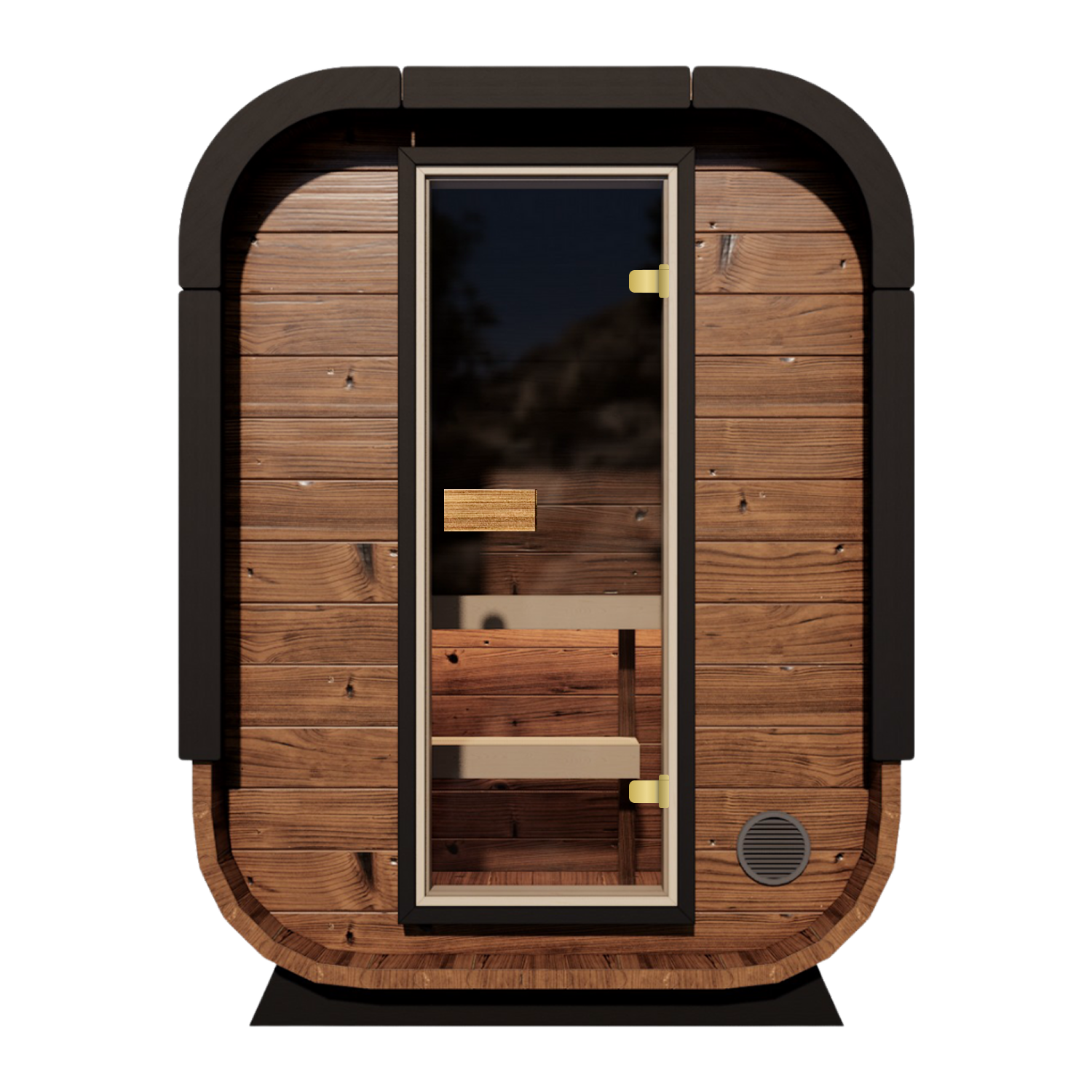 Governor Mini Traditional Outdoor Sauna - 2 Person