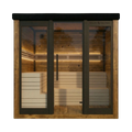 Monarch II Traditional Outdoor Sauna - 3 Person