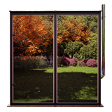 Mirror Panorama Glass Traditional Outdoor Luxury Sauna  - 4 Person