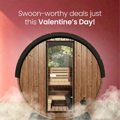 Nordic II Traditional Outdoor Barrel Sauna - 3 Person