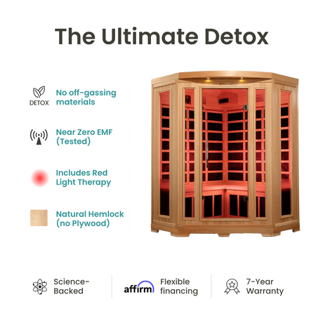 Pride Far Infrared Indoor Sauna - 3 Person