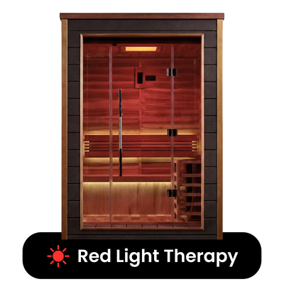 Renew II Traditional Indoor/Outdoor Sauna - 2 Person