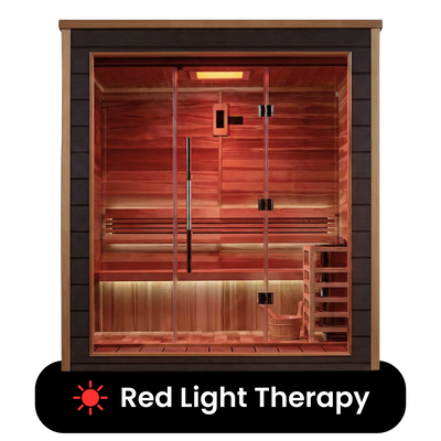 Revive II Traditional Indoor/Outdoor Sauna - 3 Person