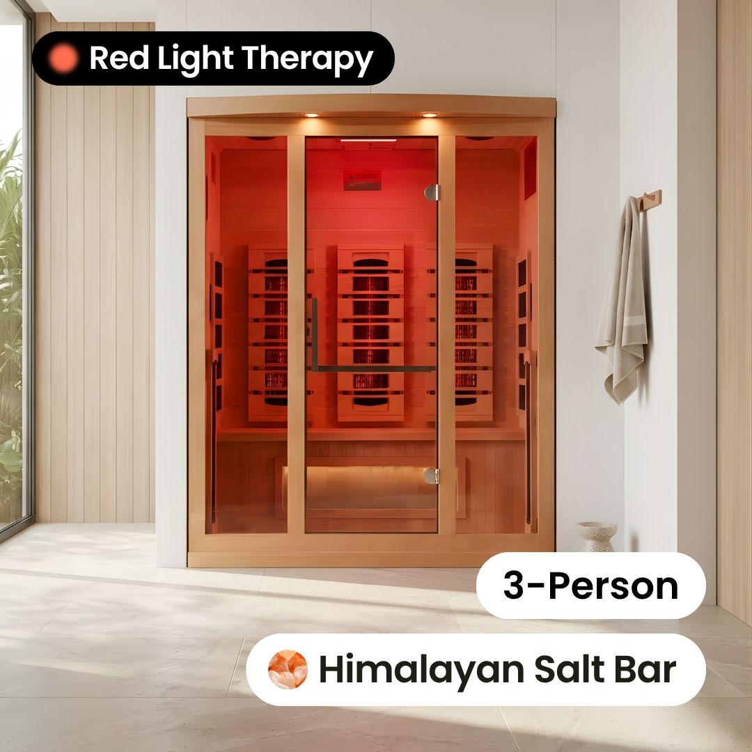 Element King Full Spectrum Infrared Indoor Sauna - 3 Person