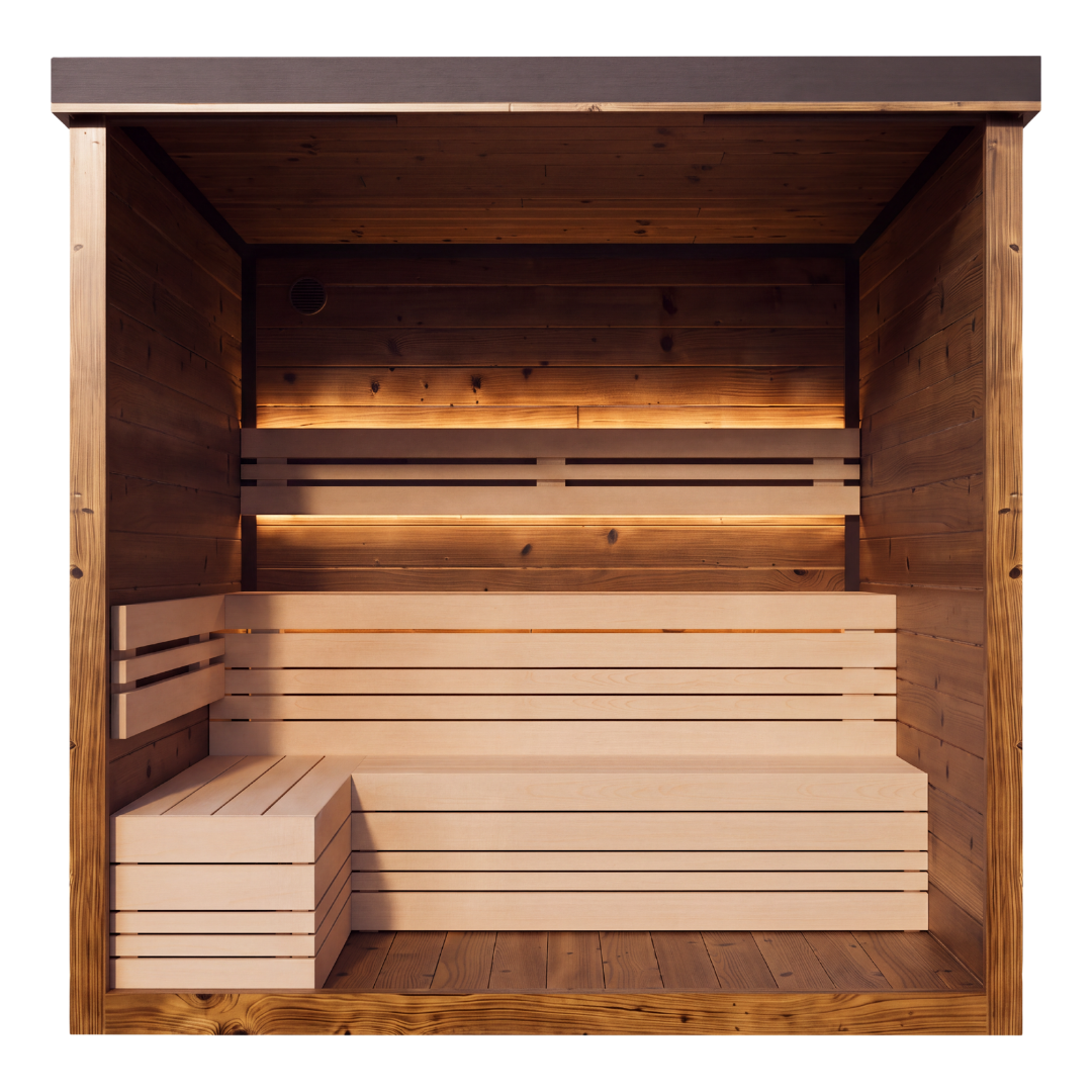 Monarch King II Traditional Outdoor Sauna - 4 Person