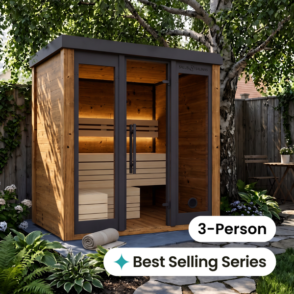 Monarch II Traditional Outdoor Sauna - 3 Person