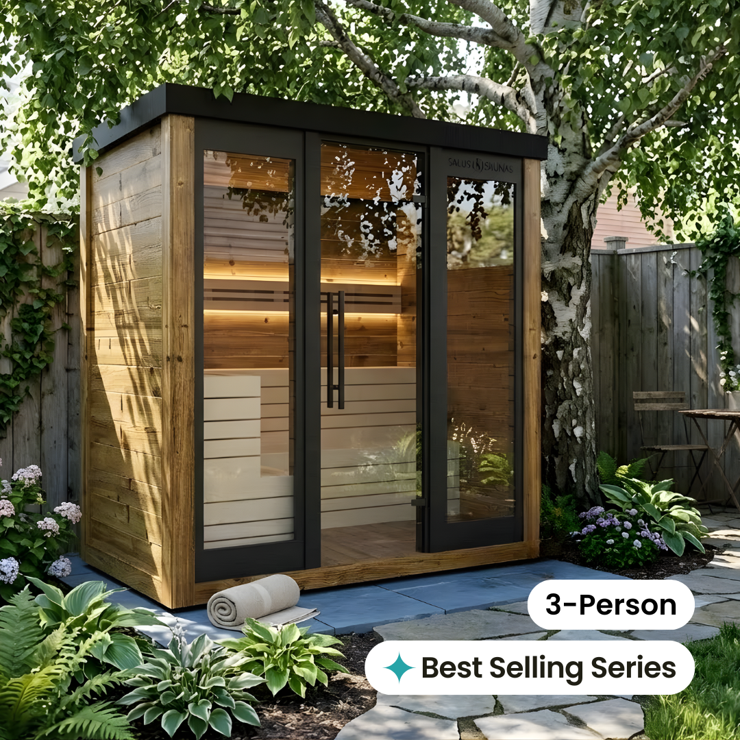 Monarch II Traditional Outdoor Sauna - 3 Person