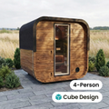 Governor King Traditional Outdoor Sauna - 4 Person