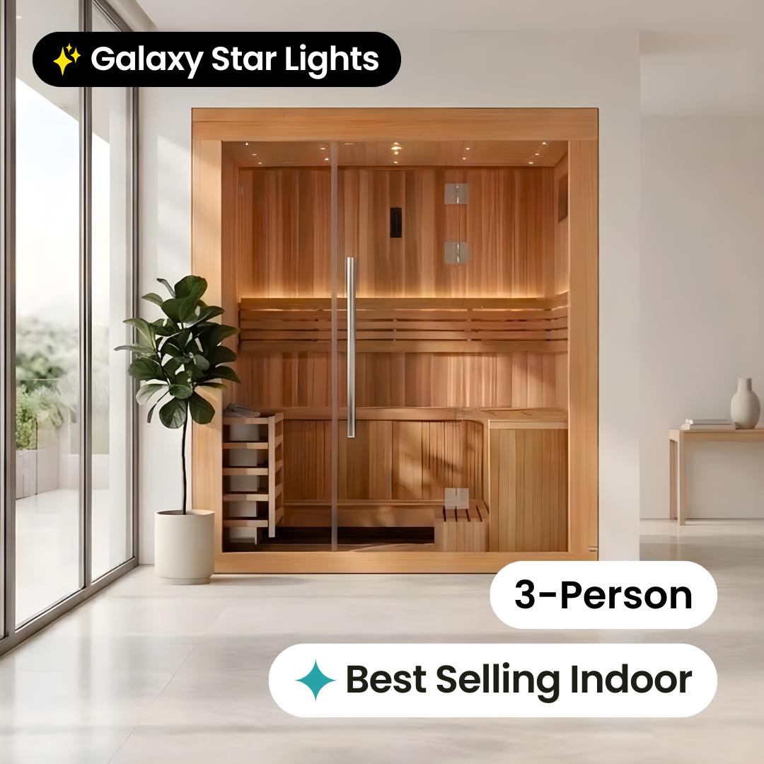 Ally King Traditional Indoor Sauna - 3 Person