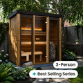 Monarch Traditional Outdoor Sauna - 3 Person