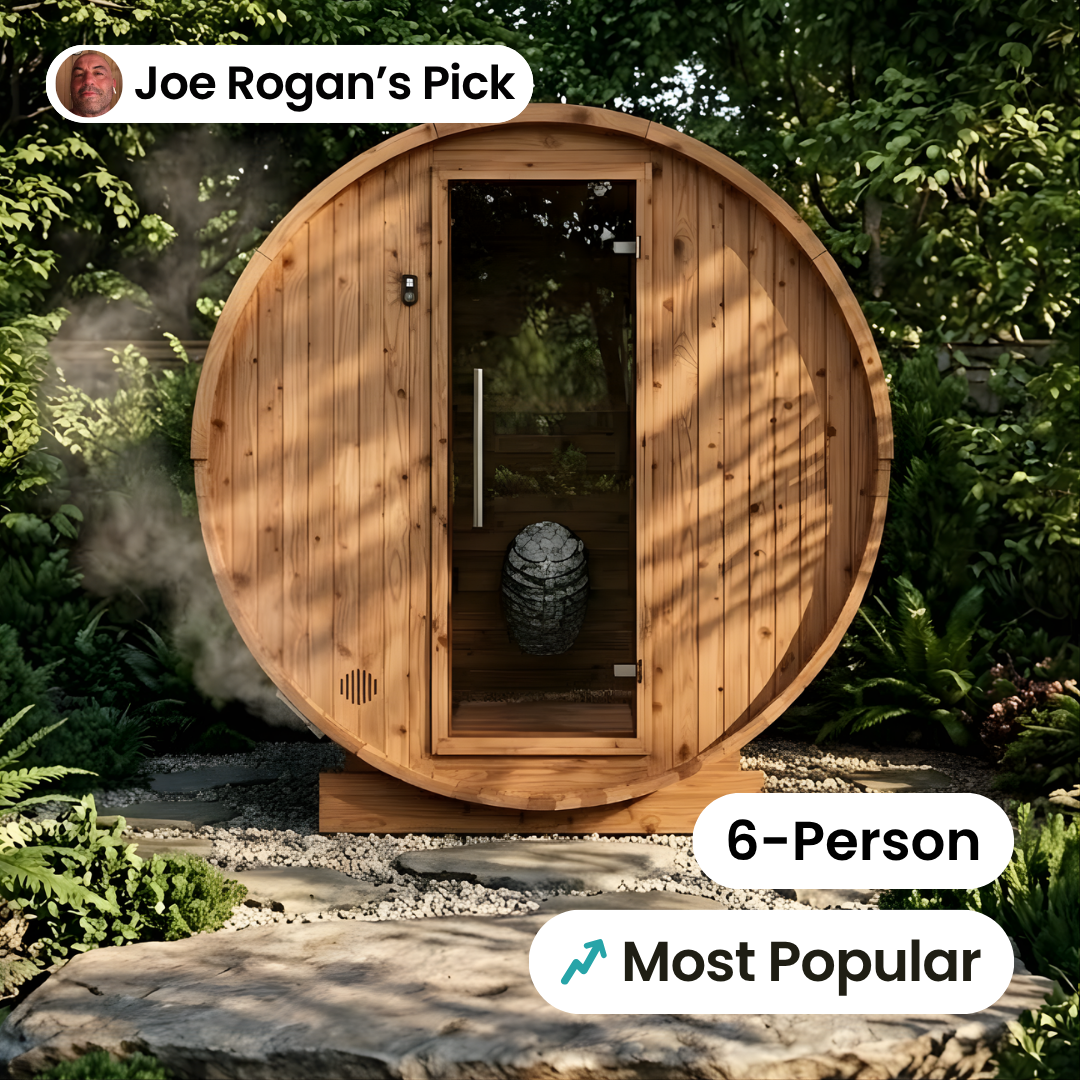 Horizon Traditional Outdoor Barrel Sauna - 6 Person