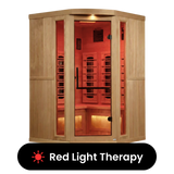 Serene Full Spectrum Infrared Indoor Sauna - 3 Person
