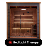 Aspire II Traditional Indoor/Outdoor Sauna - 6 Person