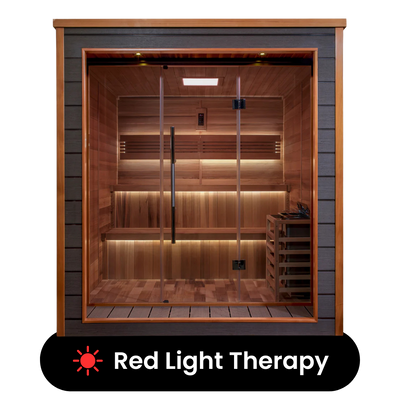 Aspire II Traditional Indoor/Outdoor Sauna - 6 Person