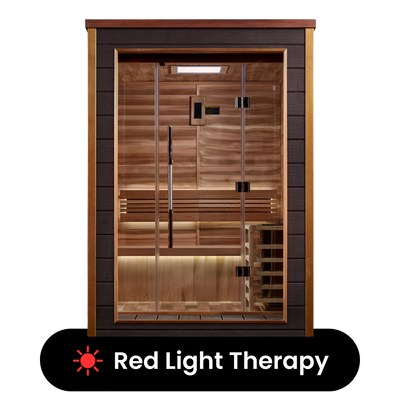 Renew II Traditional Indoor/Outdoor Sauna - 2 Person