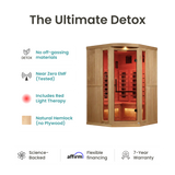 Serene Full Spectrum Infrared Indoor Sauna - 3 Person