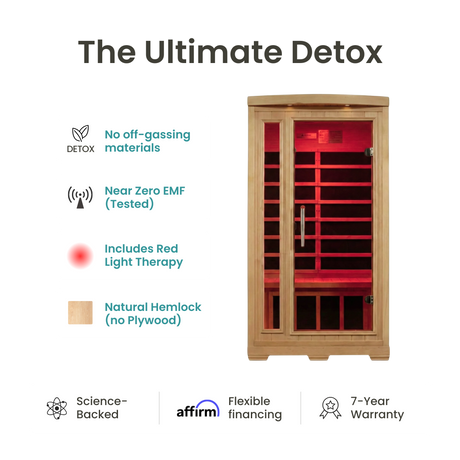 Sparkle Far Infrared Indoor Sauna - 1 Person