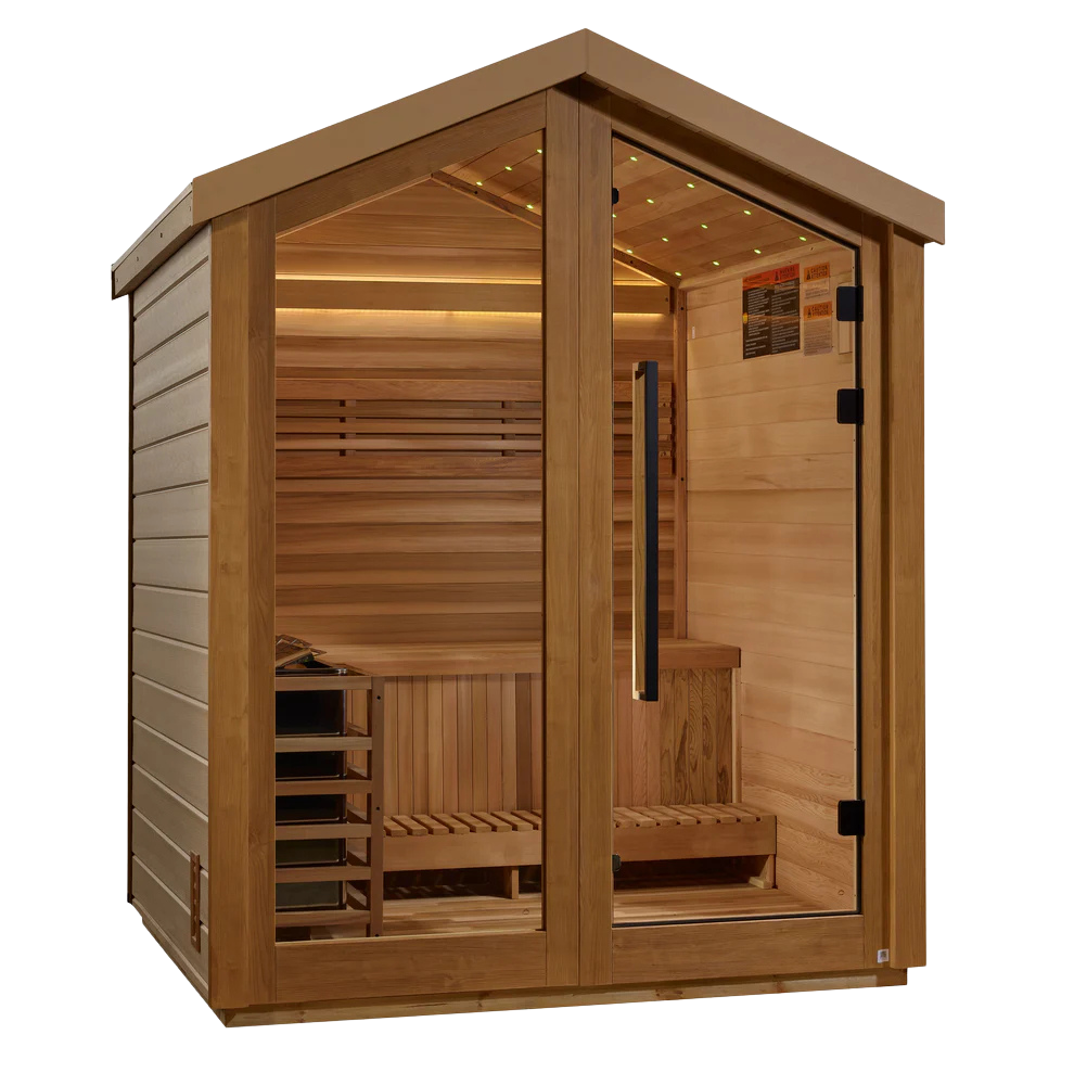 Solis Traditional Outdoor Sauna - 3 Person