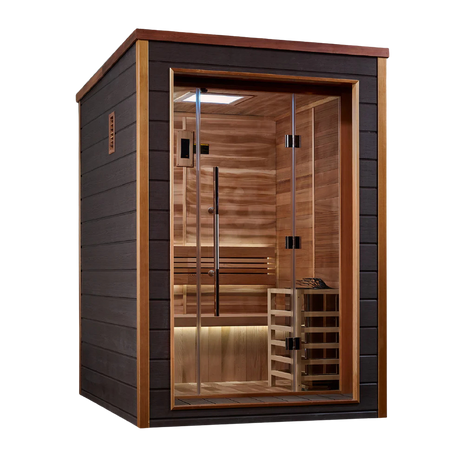 Renew II Traditional Indoor/Outdoor Sauna - 2 Person
