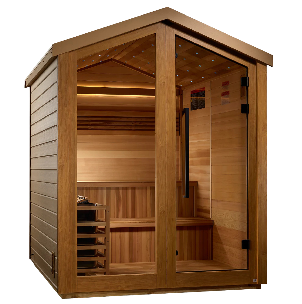 Solara Traditional Outdoor Sauna - 6 Person