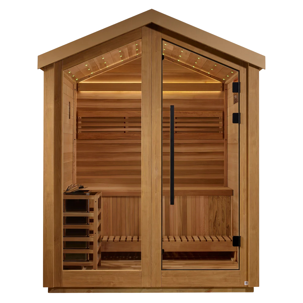 Solis Traditional Outdoor Sauna - 3 Person