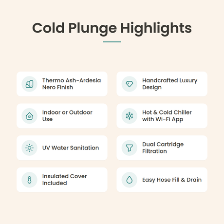Loki Thermo Ash-Ardesia Nero Cold Plunge - Highlights
